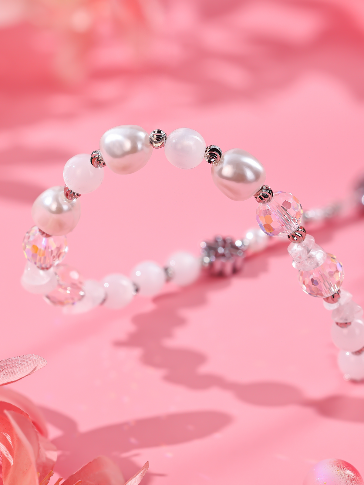 Ethereal Snow Butterfly Pone Chain