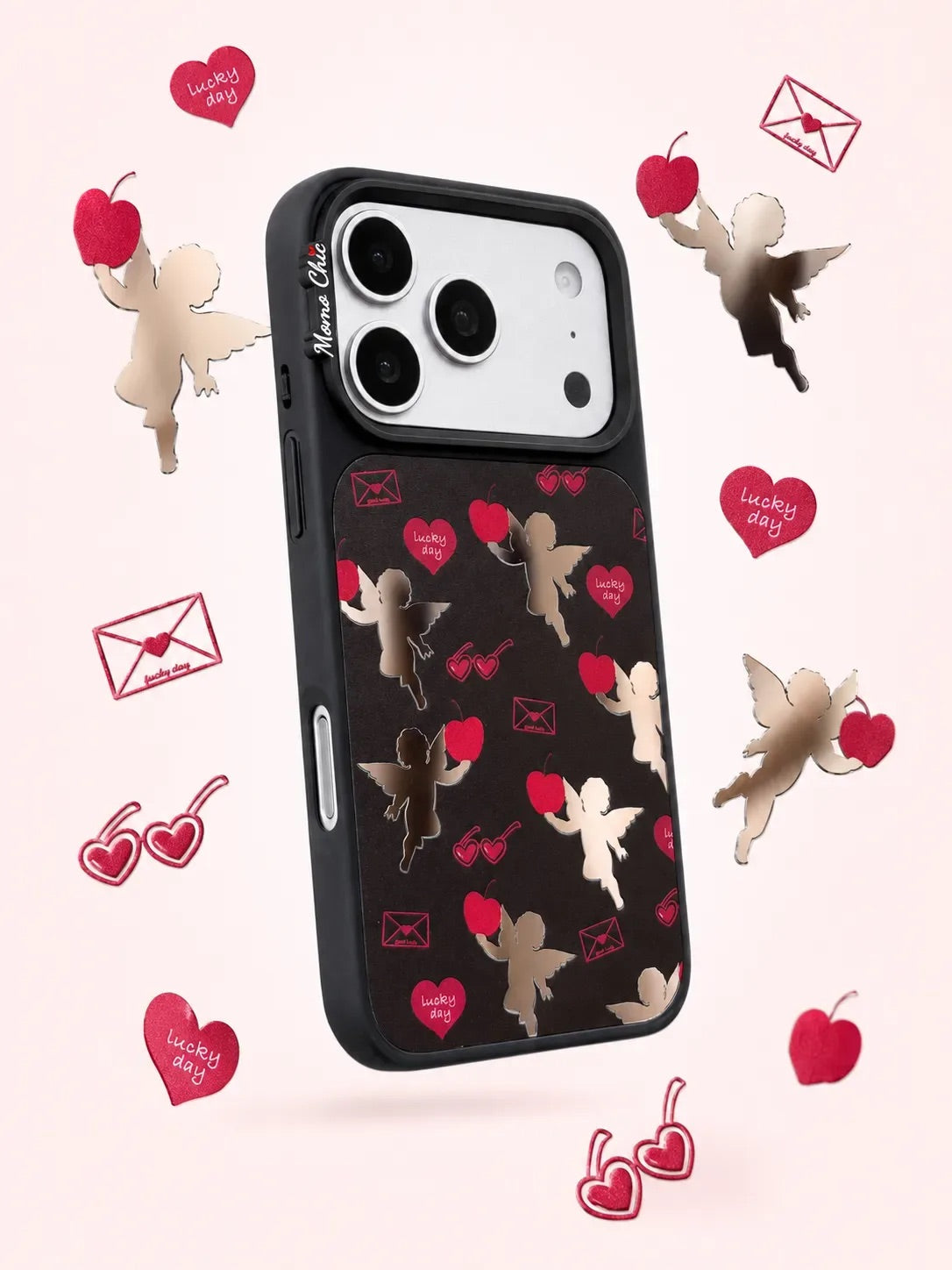 Momo Chic Lucky Angel phone case mirror Magsafe