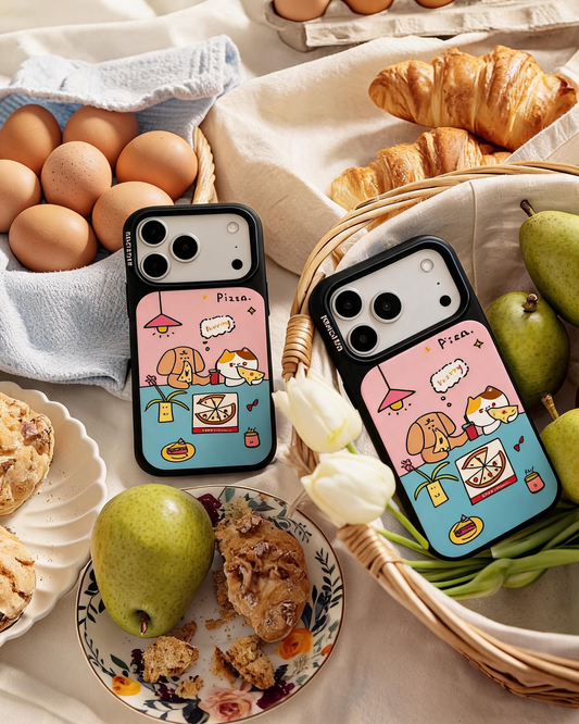 BuBu Fancy Pizza time phone case Magsafe