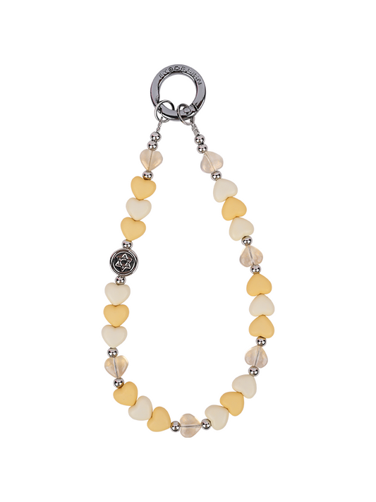 Yellow heart Pone Chain