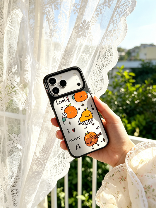 Bubu Fancy The Orange Band mirror Phone case Magsafe