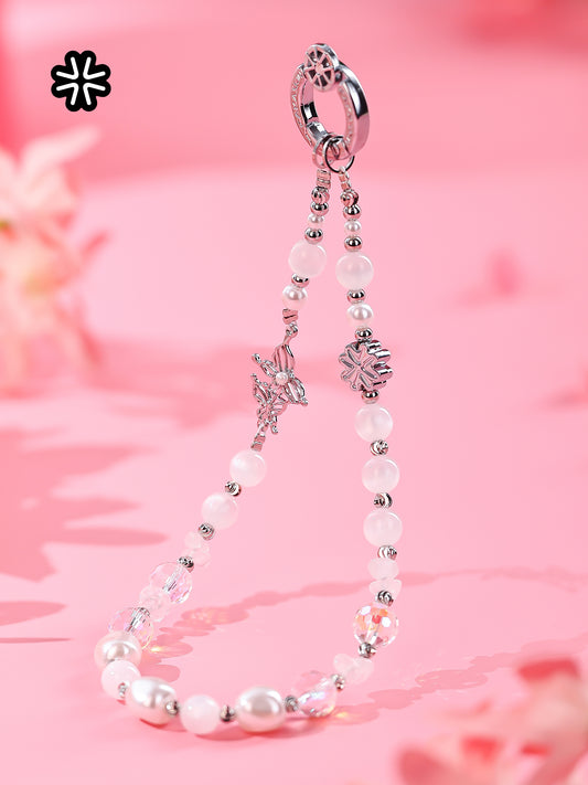 Ethereal Snow Butterfly Pone Chain