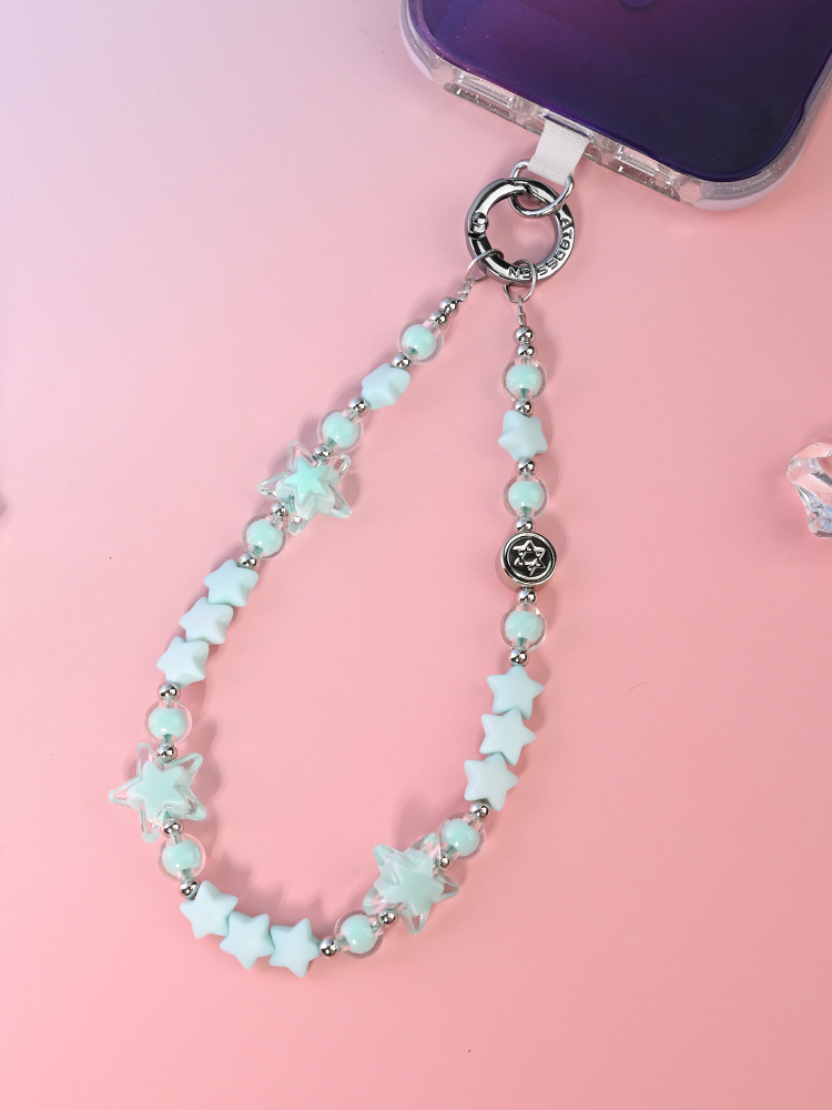 Blue Star Pone Chain
