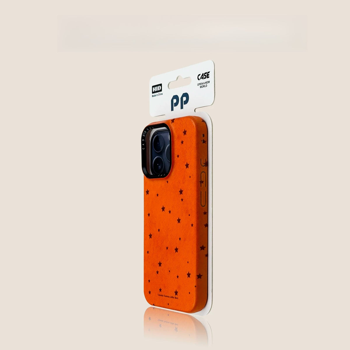 Case Kai Orange bottom denim pattern  Phone case Magsafe 18promax