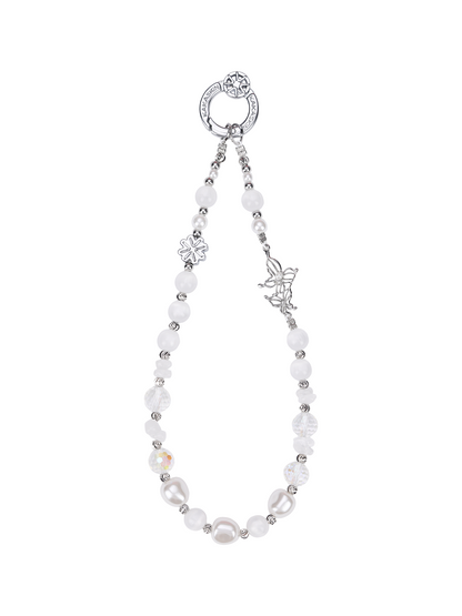 Ethereal Snow Butterfly Pone Chain