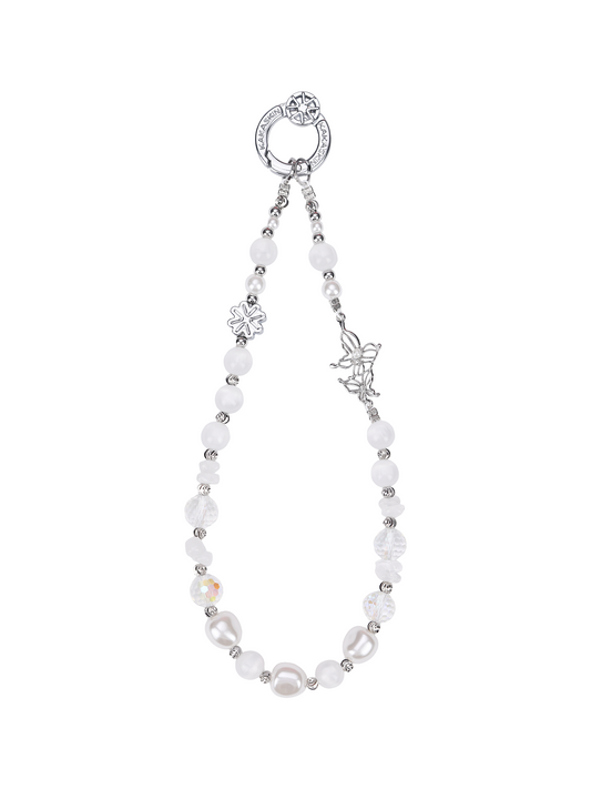 Ethereal Snow Butterfly Pone Chain