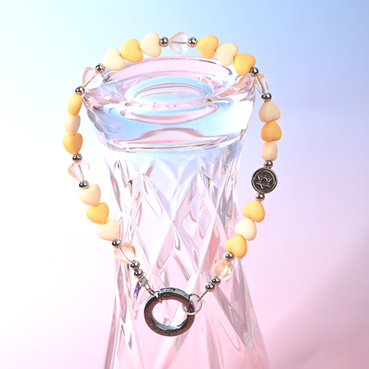 Yellow heart Pone Chain