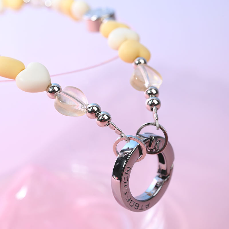 Yellow heart Pone Chain