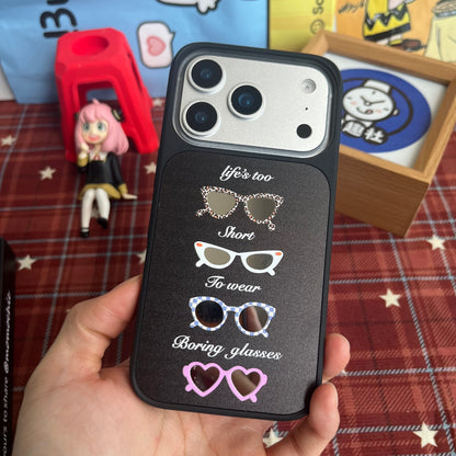 Momo Chic  Glasses Party phone case mirror Magsafe