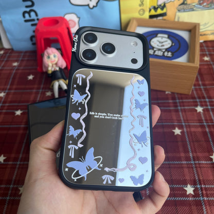 Momo Chic Dream Butterfly Party phone case mirror Magsafe