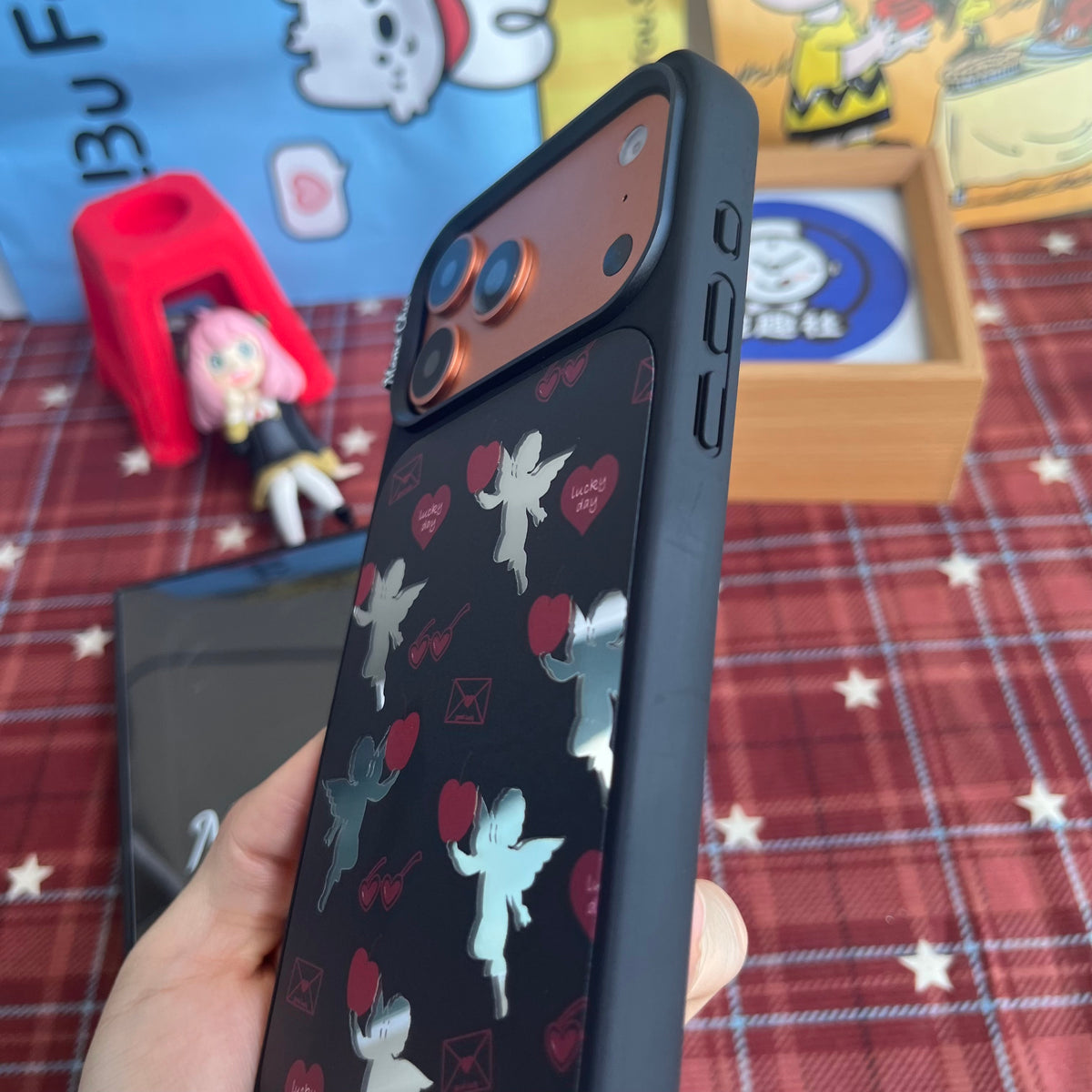 Momo Chic Lucky Angel phone case mirror Magsafe