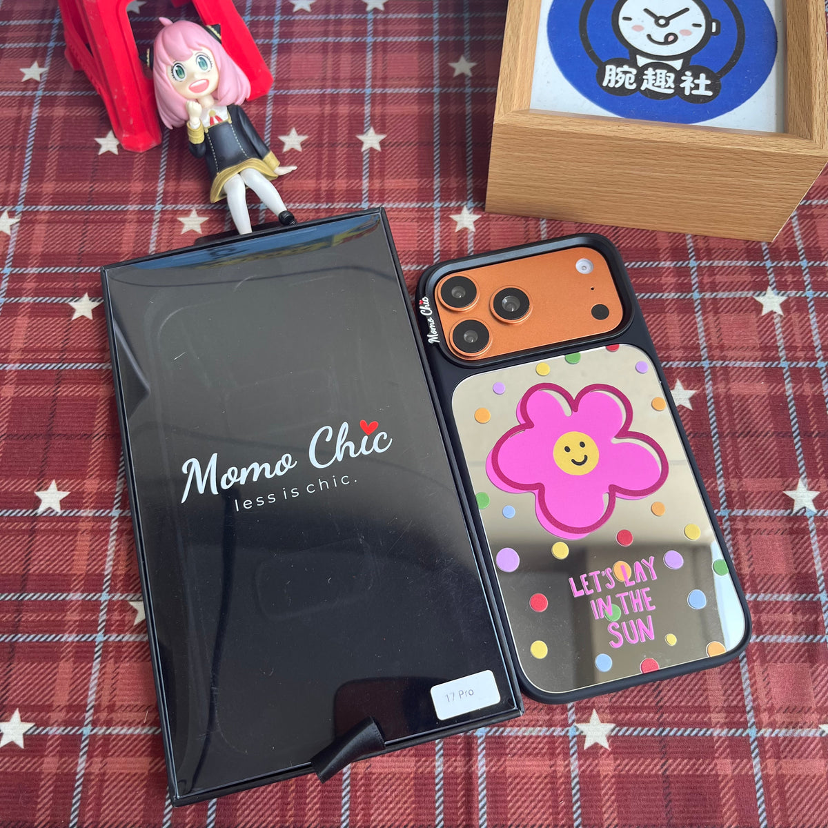 Momo Chic Rainbow Sunflower phone case mirror Magsafe