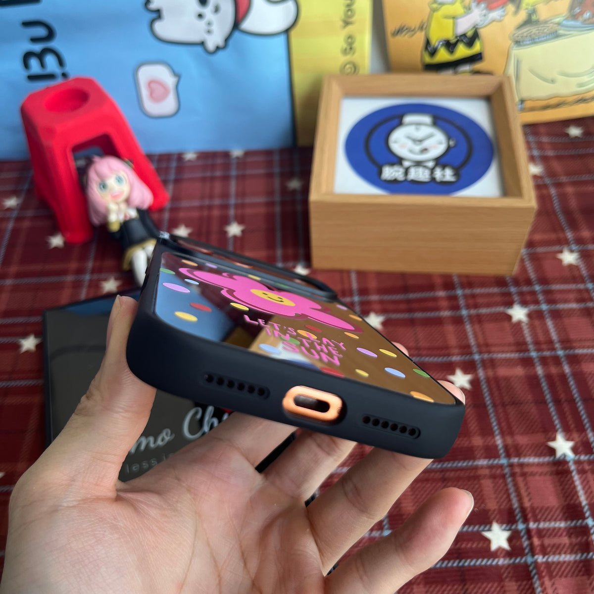Momo Chic Rainbow Sunflower phone case mirror Magsafe