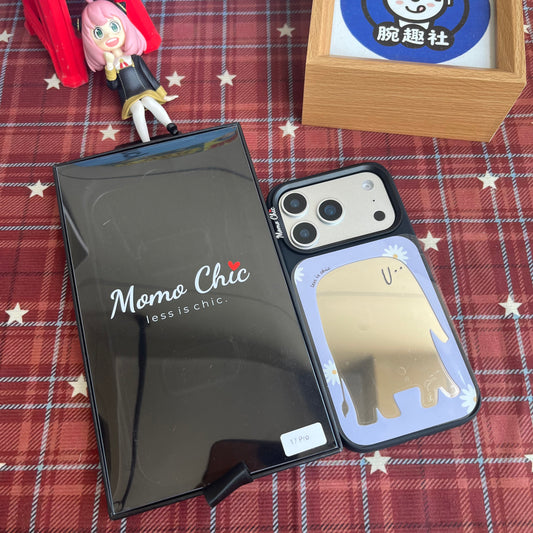 Momo Chic Daisy Elephant phone case mirror Magsafe