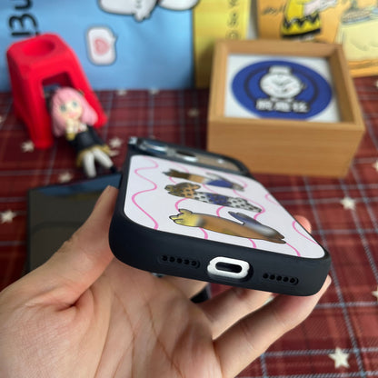Momo Chic Three rabbits phone case mirror Magsafe
