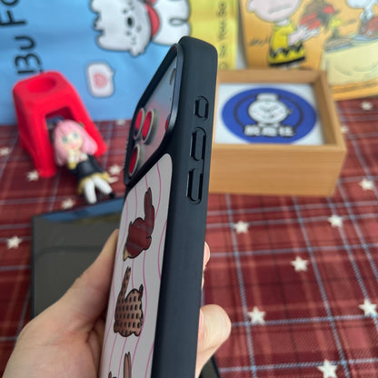 Momo Chic Three rabbits phone case mirror Magsafe