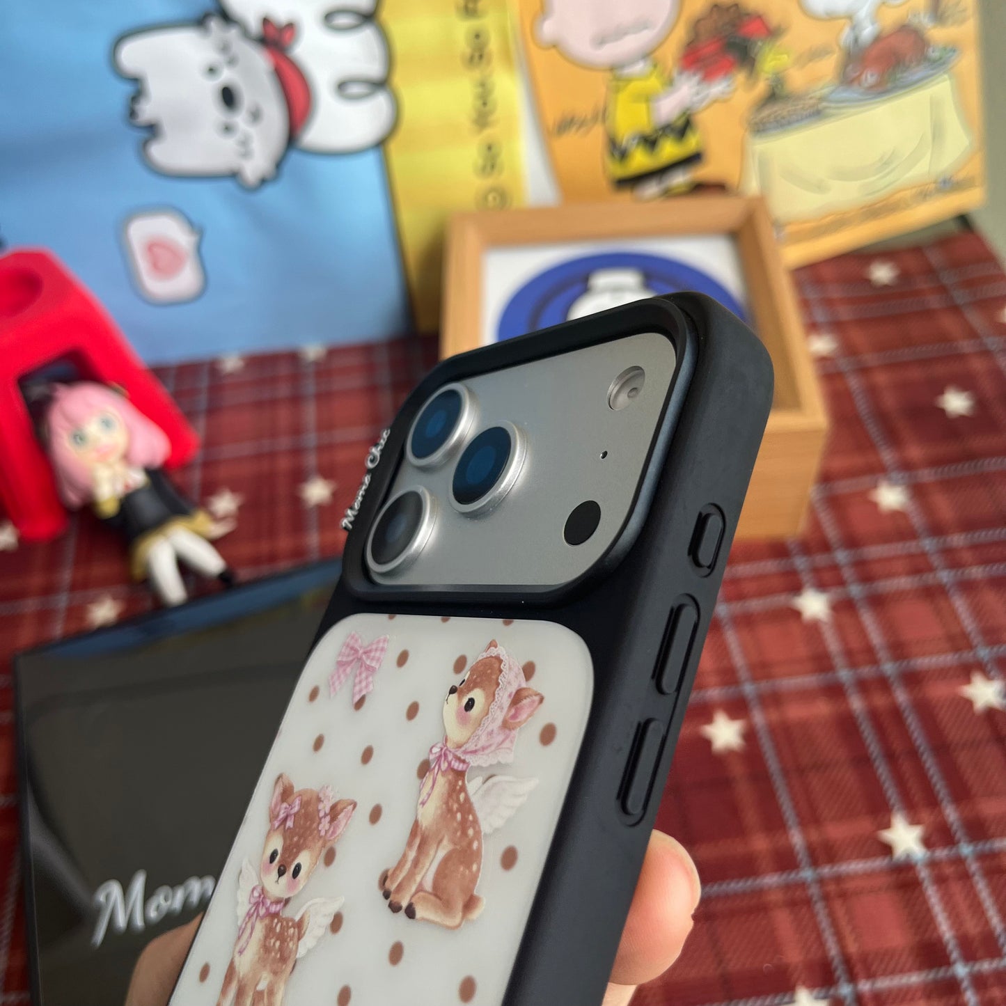 Momo Chic Polka Dot Fawn Phone case Magsafe