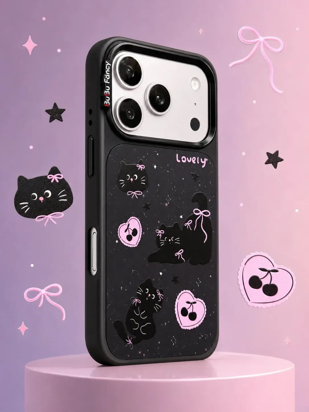 Bubu Fancy Black and pink cherry kitten
