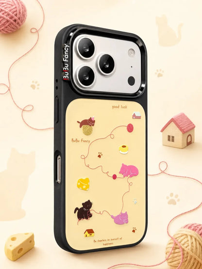 Bubu Fancy  A kitten playing with a plush ball Phone case MagSafe
