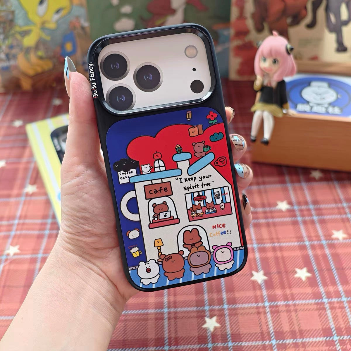 Bubu Fancy A bustling coffee shop Phone case MagSafe