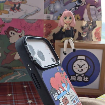 Bubu Fancy A bustling coffee shop Phone case MagSafe