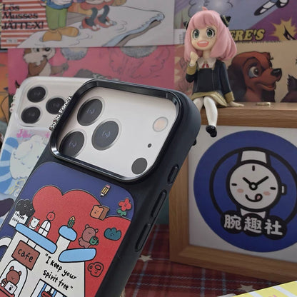 Bubu Fancy A bustling coffee shop Phone case MagSafe