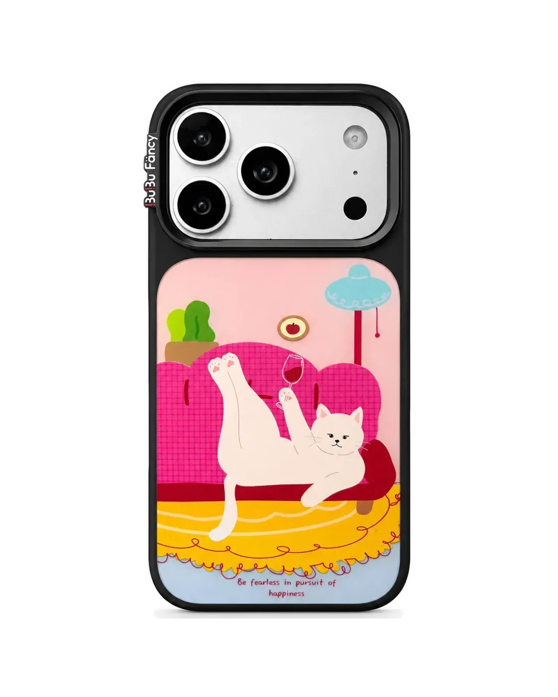 Bubu Fancy The kitten enjoying itself Phone case Magsafe