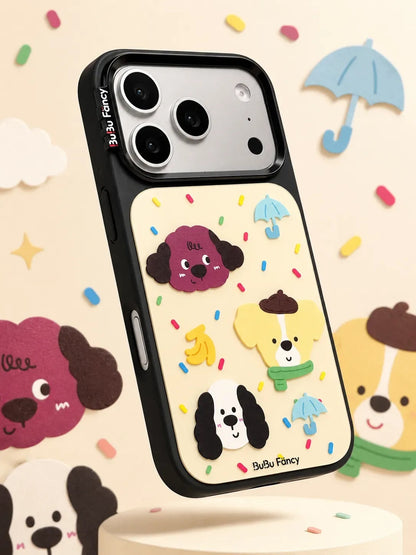 Bubu Fancy cream puppy Phone case Magsafe