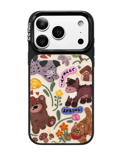 Bubu Fancy Forest Bear Phone case Magsafe
