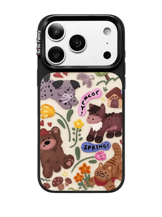 Bubu Fancy Forest Bear Phone case Magsafe