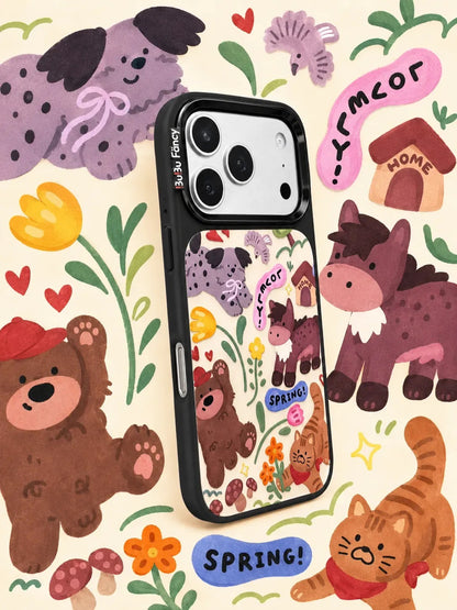 Bubu Fancy Forest Bear Phone case Magsafe