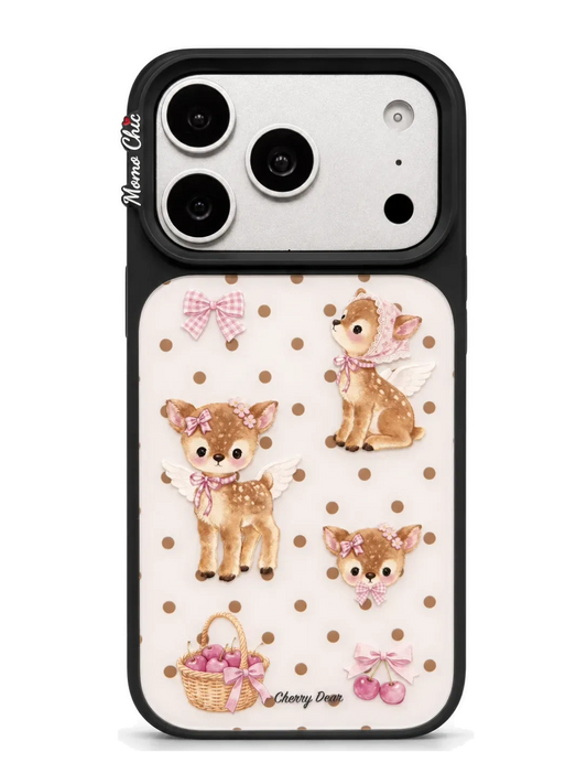 Momo Chic Polka Dot Fawn Phone case Magsafe