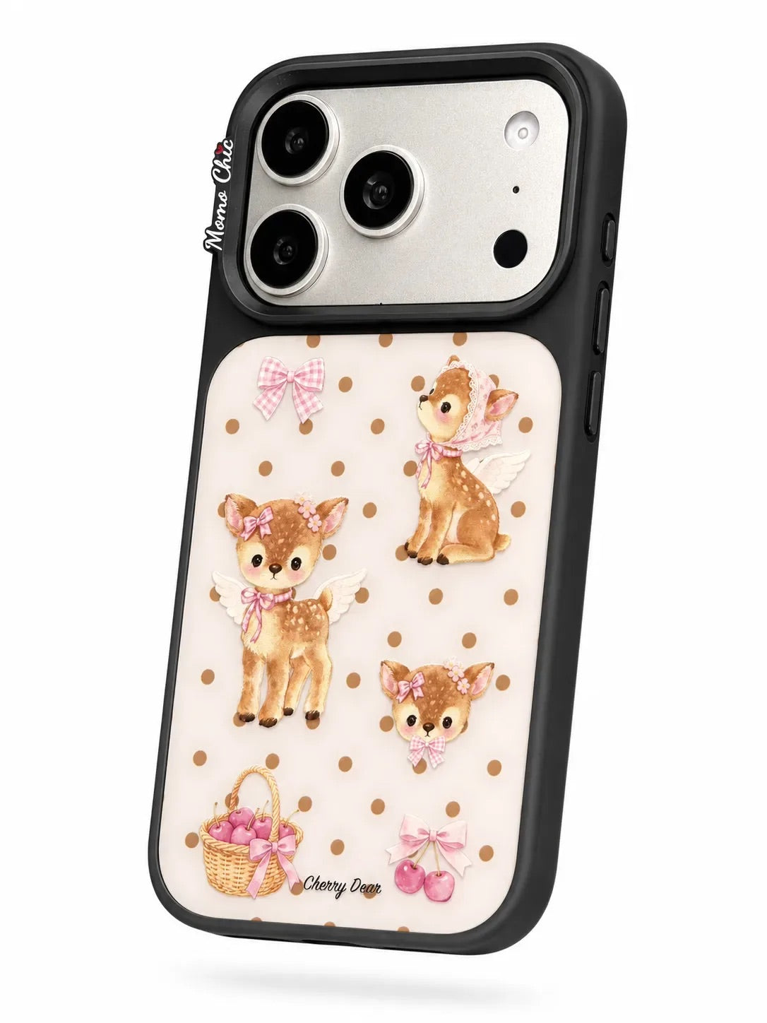 Momo Chic Polka Dot Fawn Phone case Magsafe