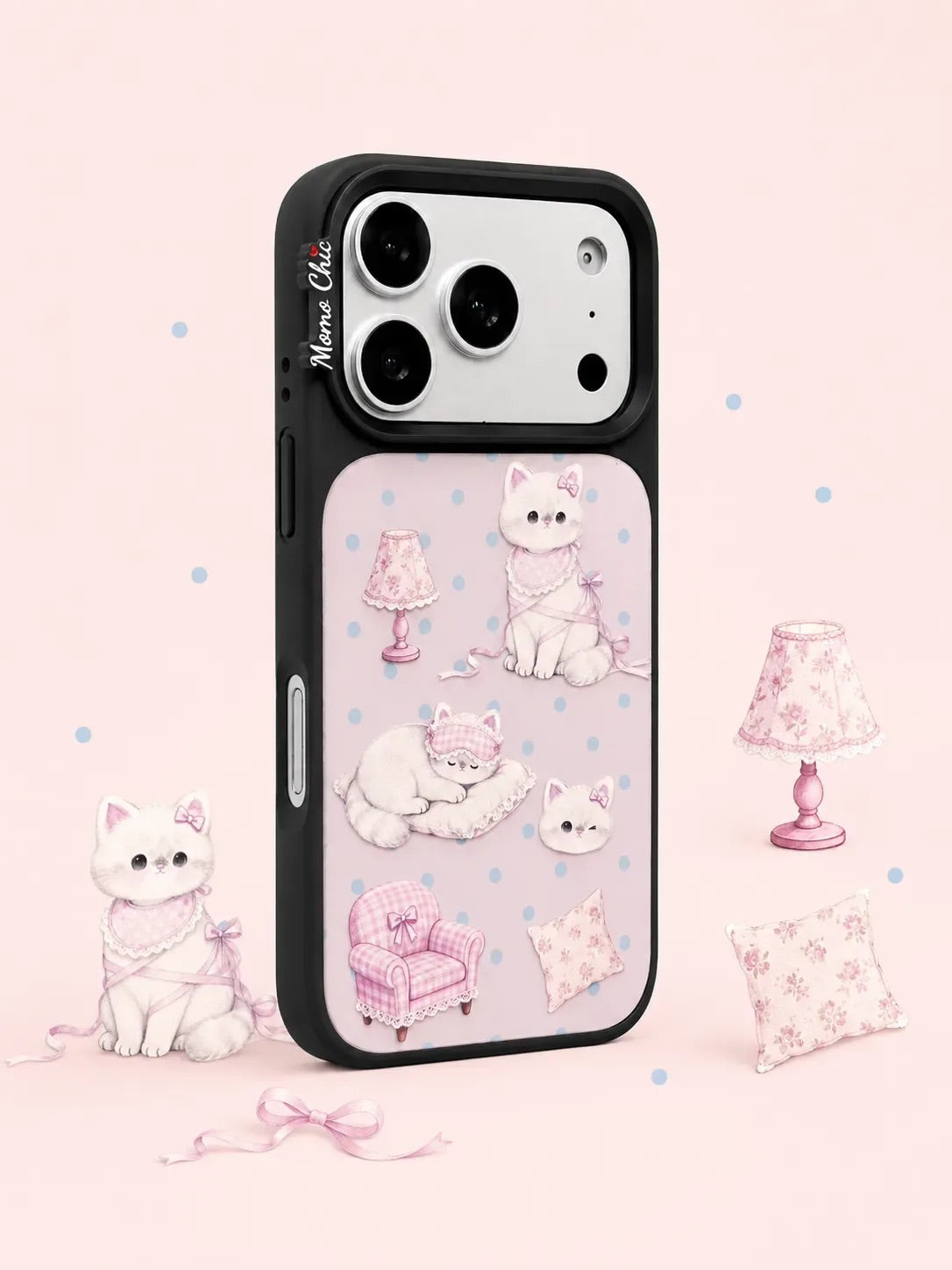 Momo Chic gentle kitten Phone case Magsafe