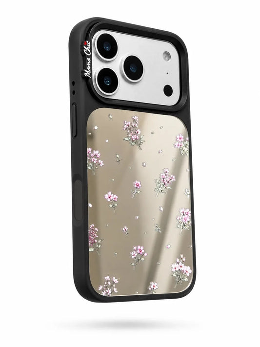 Momo Chic Elegant Floral phone case mirror Magsafe