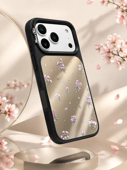 Momo Chic Elegant Floral phone case mirror Magsafe