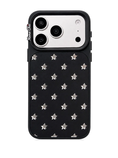 Momo Chic Black Star phone case mirror Magsafe