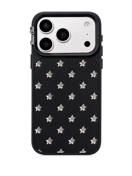 Momo Chic Black Star phone case mirror Magsafe