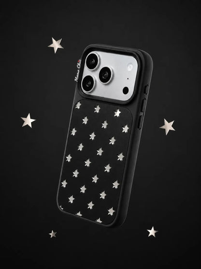 Momo Chic Black Star phone case mirror Magsafe