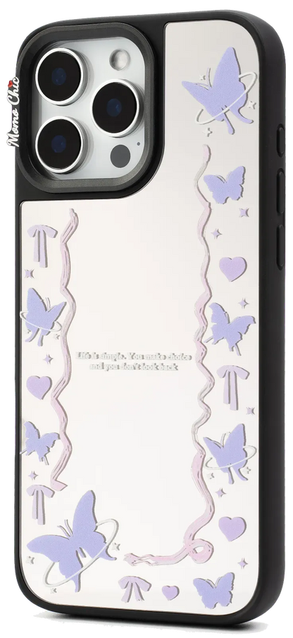 Momo Chic Dream Butterfly Party phone case mirror Magsafe