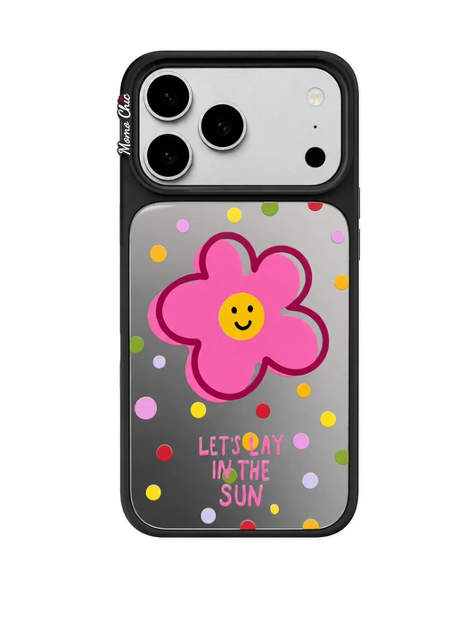 Momo Chic Rainbow Sunflower phone case mirror Magsafe