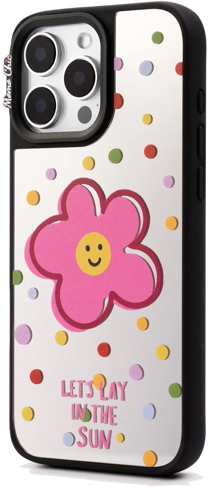 Momo Chic Rainbow Sunflower phone case mirror Magsafe
