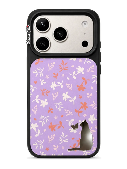 Momo Chic Kitten in the Flowers phone case mirror Magsafe