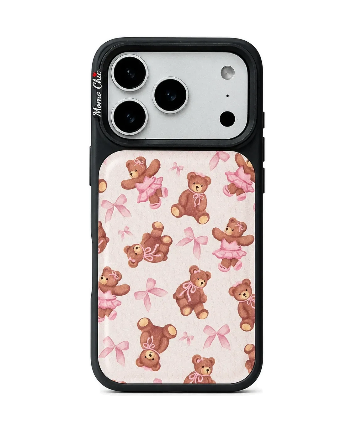 Momo Chic Ballet Bear phone case genuine leathe