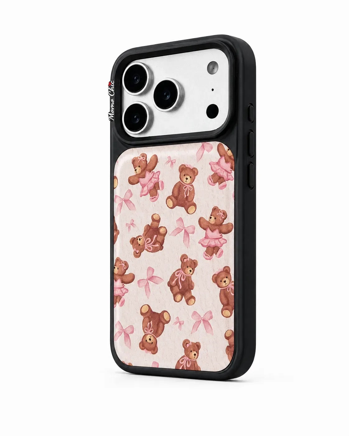 Momo Chic Ballet Bear phone case genuine leathe