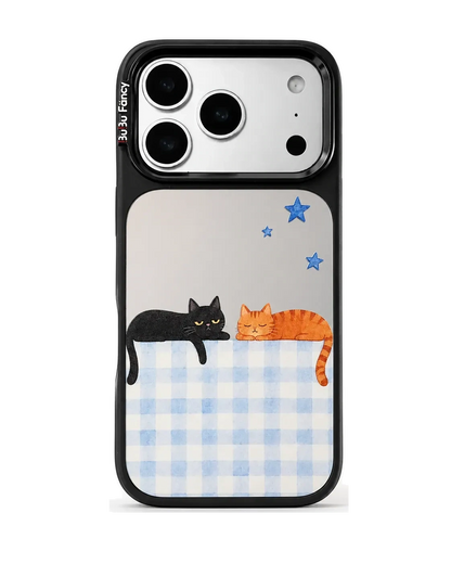 Bubu Fancy Lazy cat mirror Phone case Magsafe