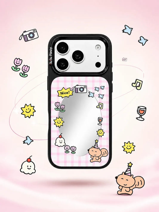 Bubu Fancy Makeup mirror Phone case Magsafe