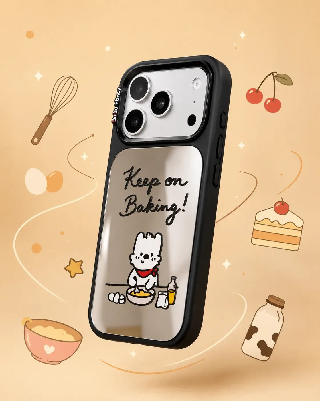 Bubu Fancy Baking puppy mirror Phone case Magsafe