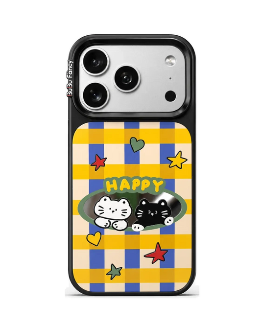 Bubu Fancy Happy kitten mirror Phone case Magsafe