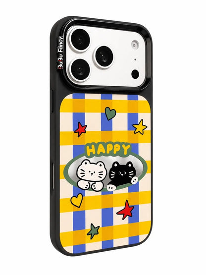 Bubu Fancy Happy kitten mirror Phone case Magsafe